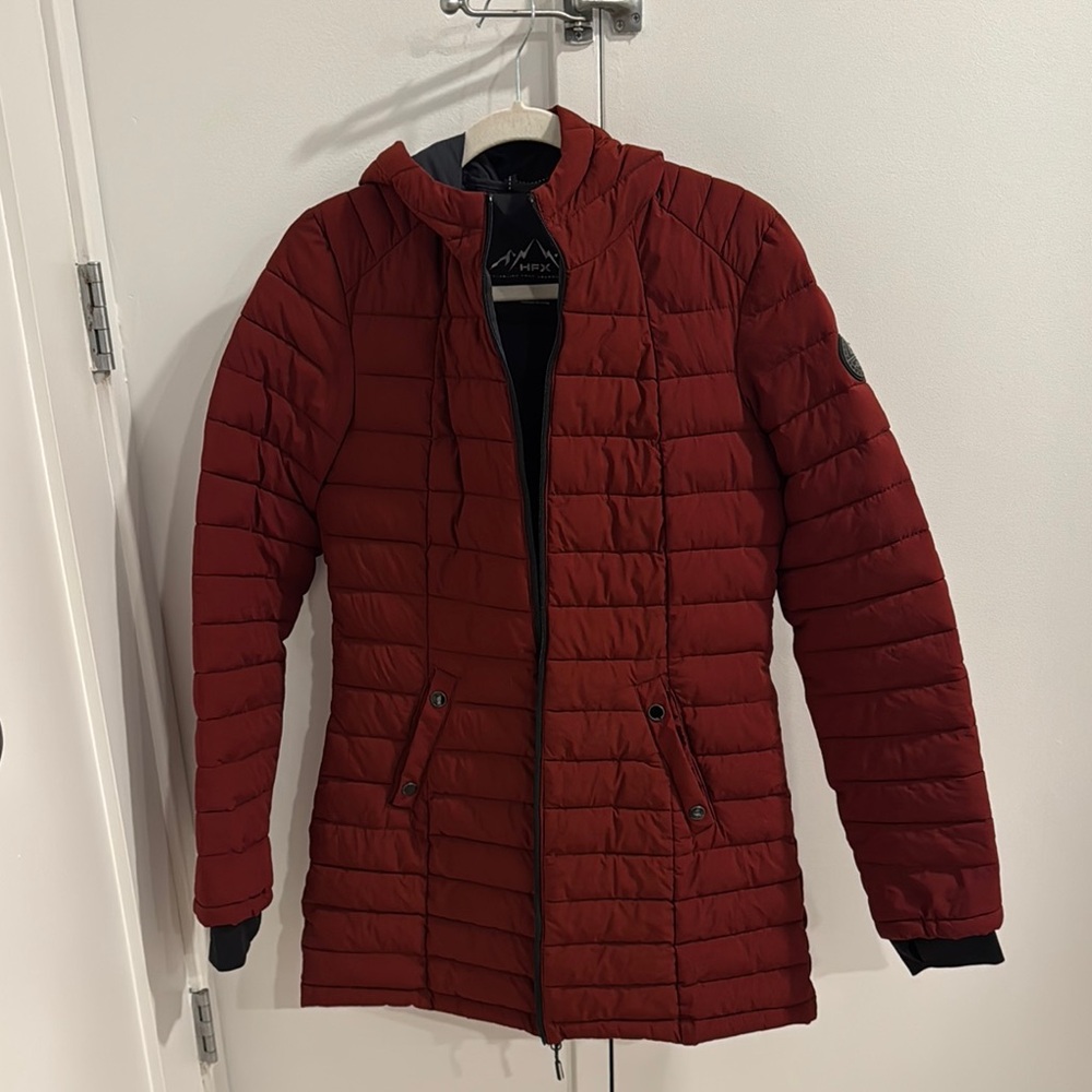 Women's Red Puffer Jacket